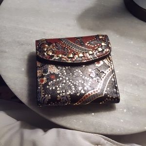 Patricia Nash Provencal Escape Leather Wallet NWT
